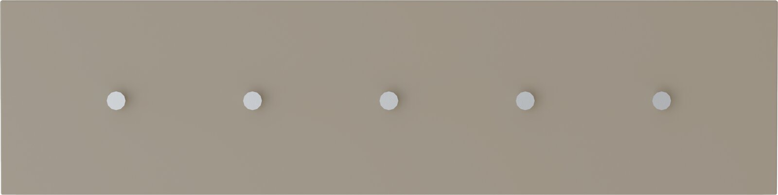 Moderano Hakenleiste LECCO Hakenleiste mit fünf Haken, frontal betrachtet