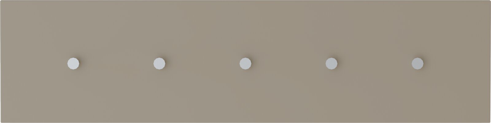 Moderano Hakenleiste LECCO Hakenleiste mit fünf Haken, frontal betrachtet