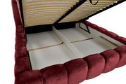 Bedframe met opklapbare lattenbodem, bovenaanzicht