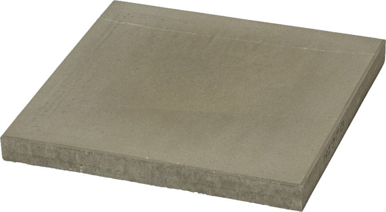 Betonplaat in schuin perspectief