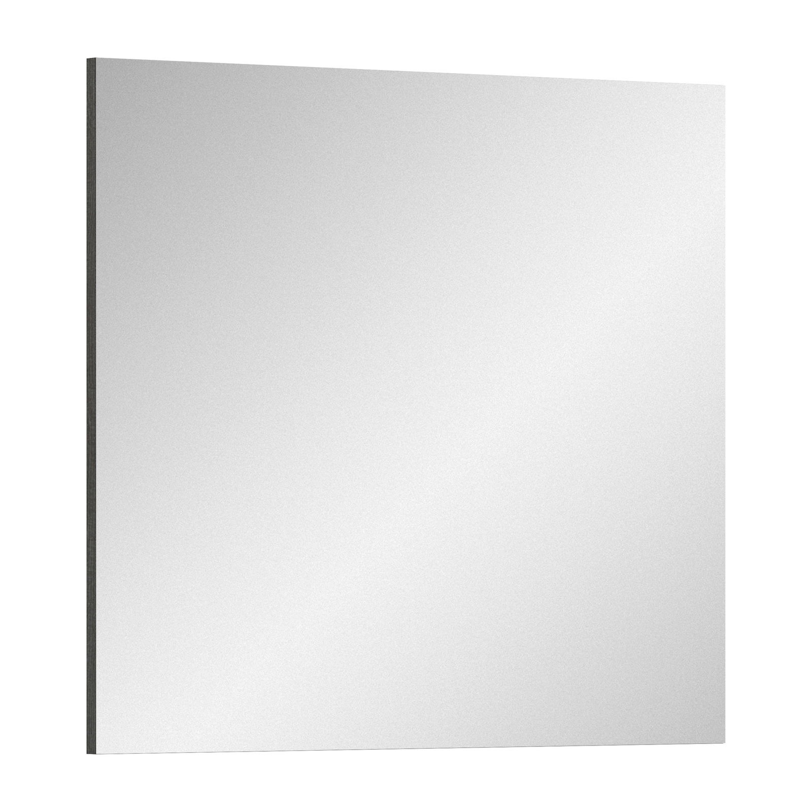 Quadratischer Spiegel in seitlicher Perspektive