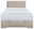 Boxbett 120 in Beige, Frontalansicht
