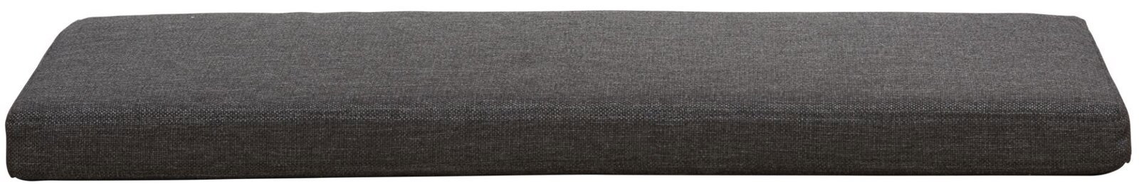 Graues Sitzkissen in rechteckiger Form, Seitenansicht
