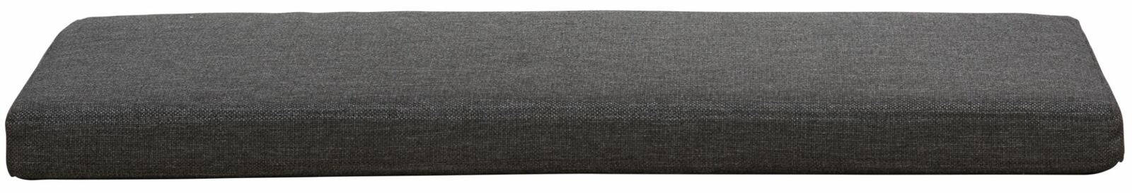 Graues Sitzkissen in rechteckiger Form, Seitenansicht
