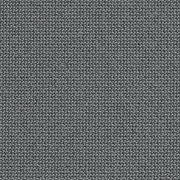 Nahaufnahme eines grauen Stoffmusters, das für einen Drehstuhl verwendet wird.