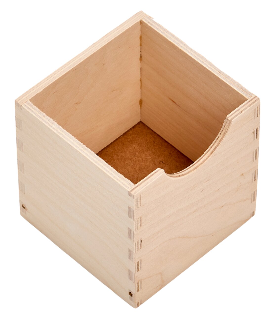 Zeller Present Schubladenelement 6-er Holzschublade mit Aussparung, perspektivisch von oben fotografiert