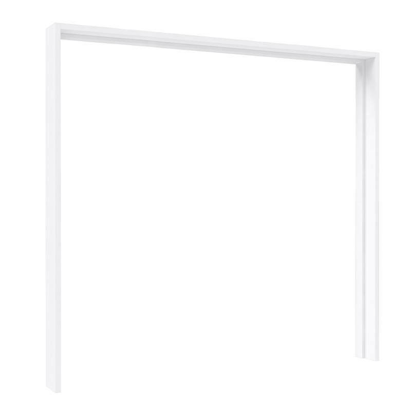 Weißer Passepartout-Rahmen aus schräger Perspektive