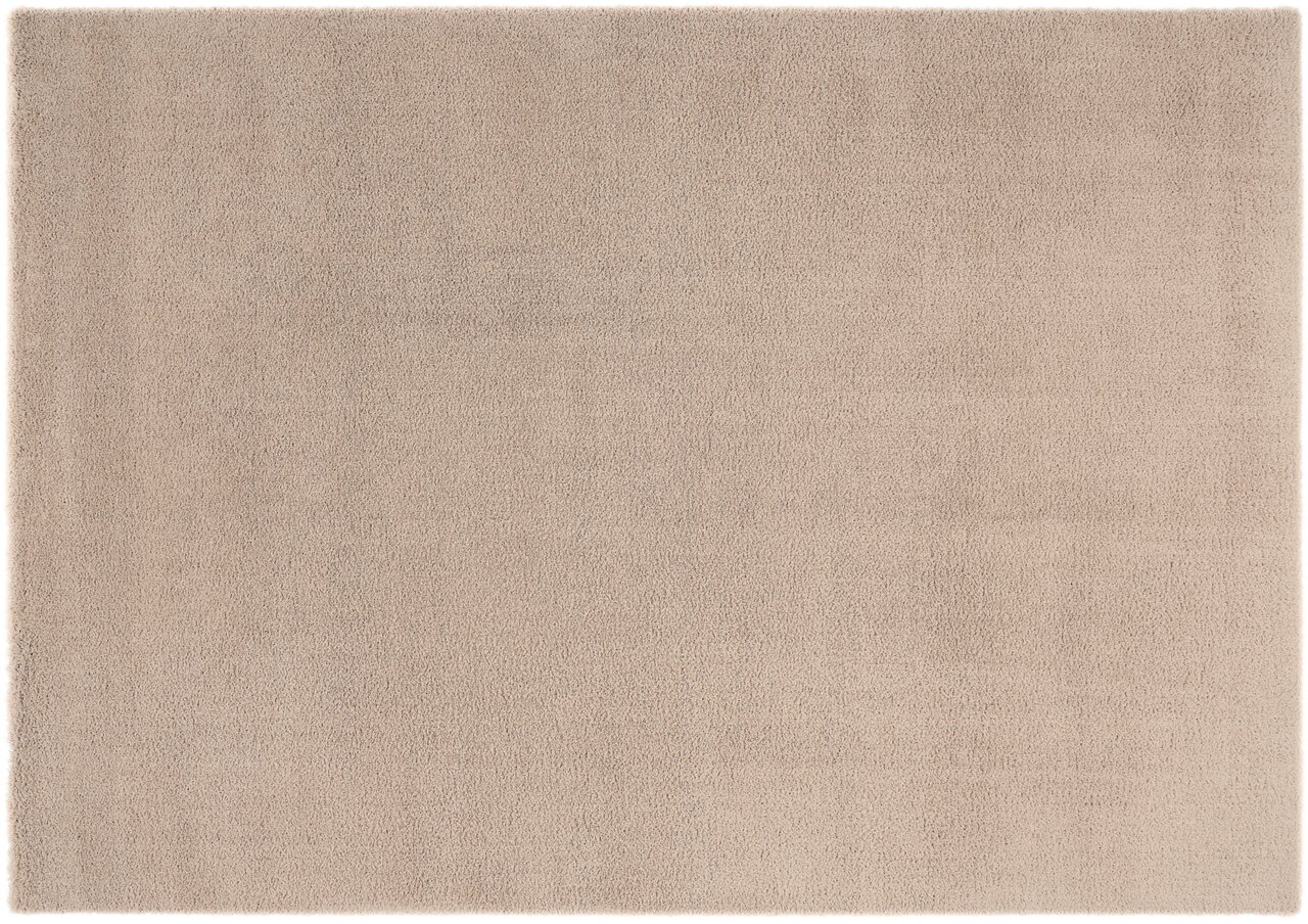 Beige Teppich Soft Dream in der Größe 80x300cm, Draufsicht