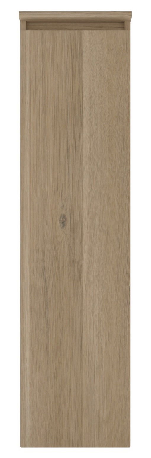 Frontansicht eines Mittelschranks mit Holzoptik