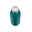 Teal-farbene Thermos Isolierflasche mit Edelstahlverschluss, Ansicht von oben