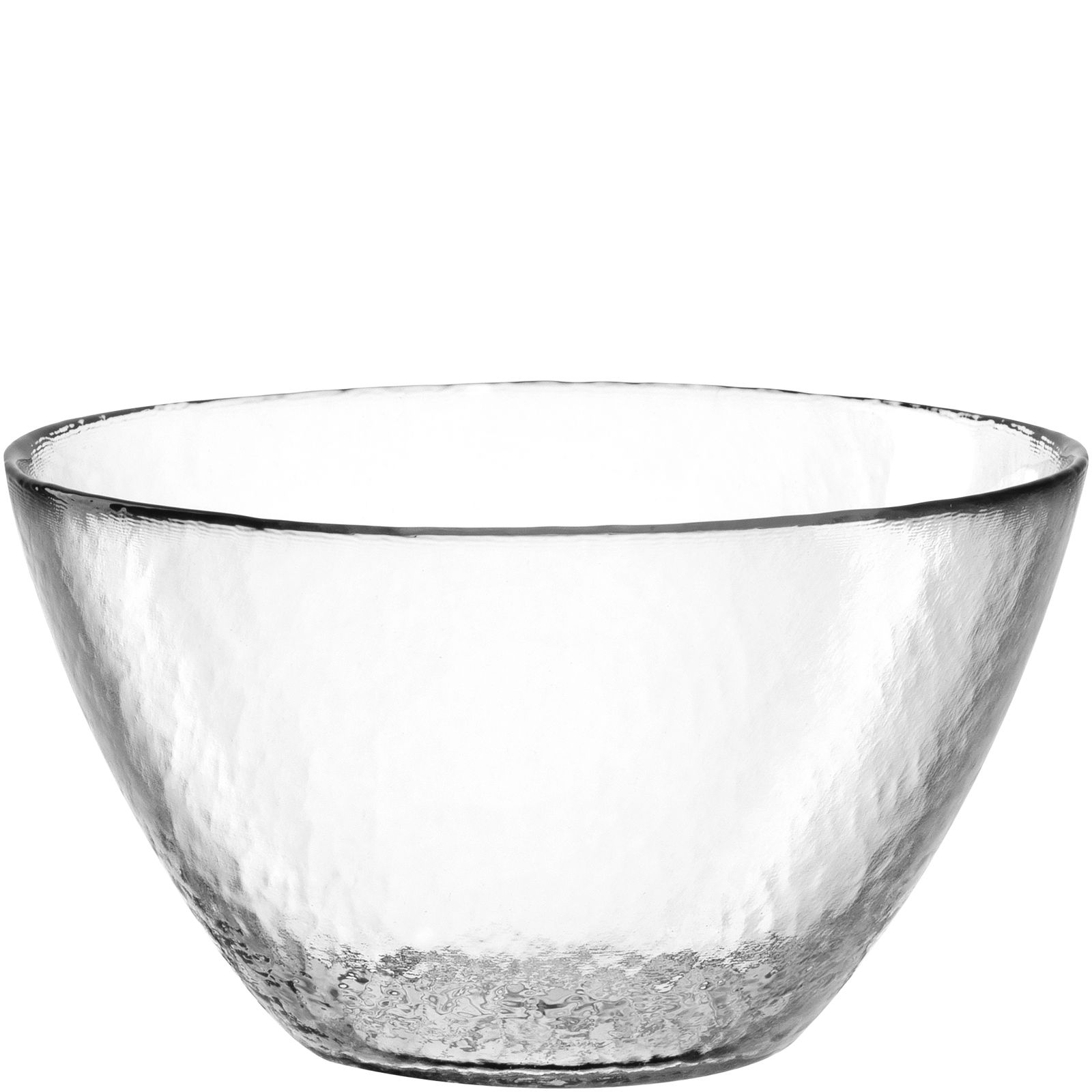 Leonardo Schaal ATTIVO Transparente Glasschale Attivo 12cm, seitliche Perspektive