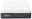 Viscomatratze 90x200 firm von vorne mit weißem Obermaterial und grauem Seitenbezug, Markenlogo sichtbar.