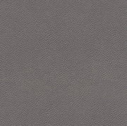 Nahaufnahme einer grauen Lederstruktur, perspektivisch von oben betrachtet.