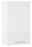 XORA Hängeschrank PRIMUS Weißer Hängeschrank mit Metallgriff, seitliche Perspektive