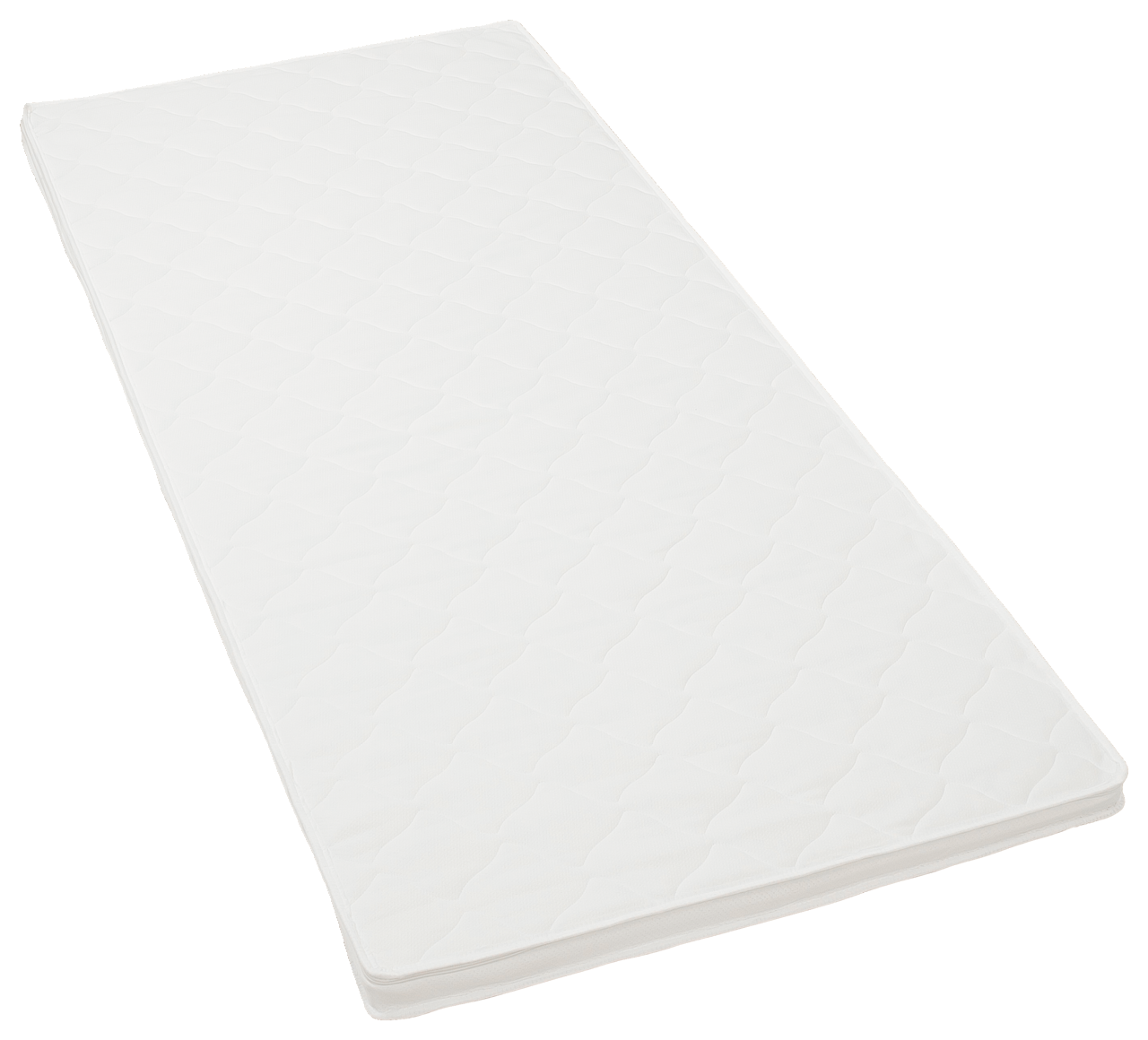 Z2 Viskoelastik-Topper STANDARD Viskoelastik-Topper STANDARD in Draufsicht, weiß, mit gestepptem Muster