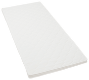 Viskoelastik-Topper STANDARD in Draufsicht, weiß, mit gestepptem Muster