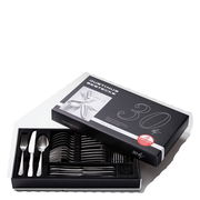 Menübesteck 30-teilig in geöffneter Verpackung, Perspektive von oben