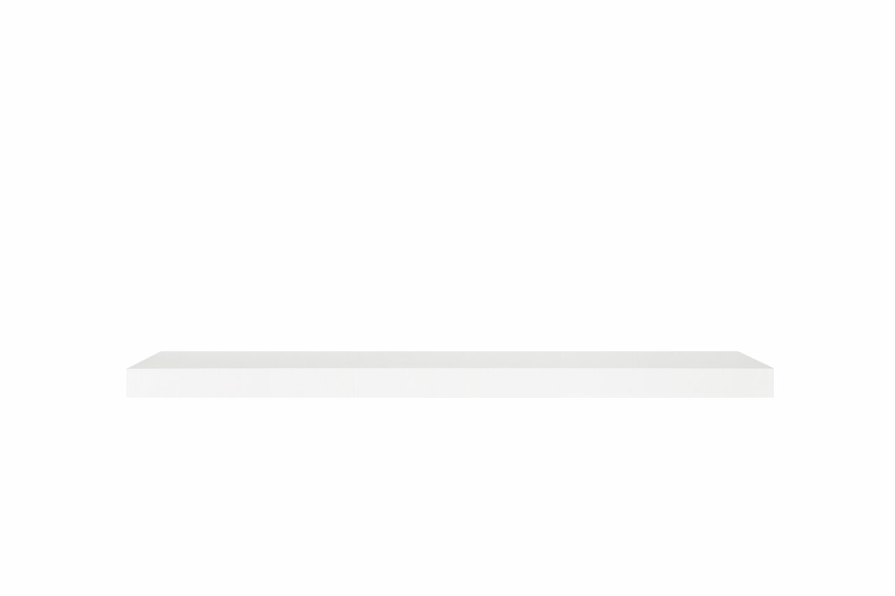 Z2 Wandplank SHELVY Weißes Wandboard in minimalistischer Frontansicht