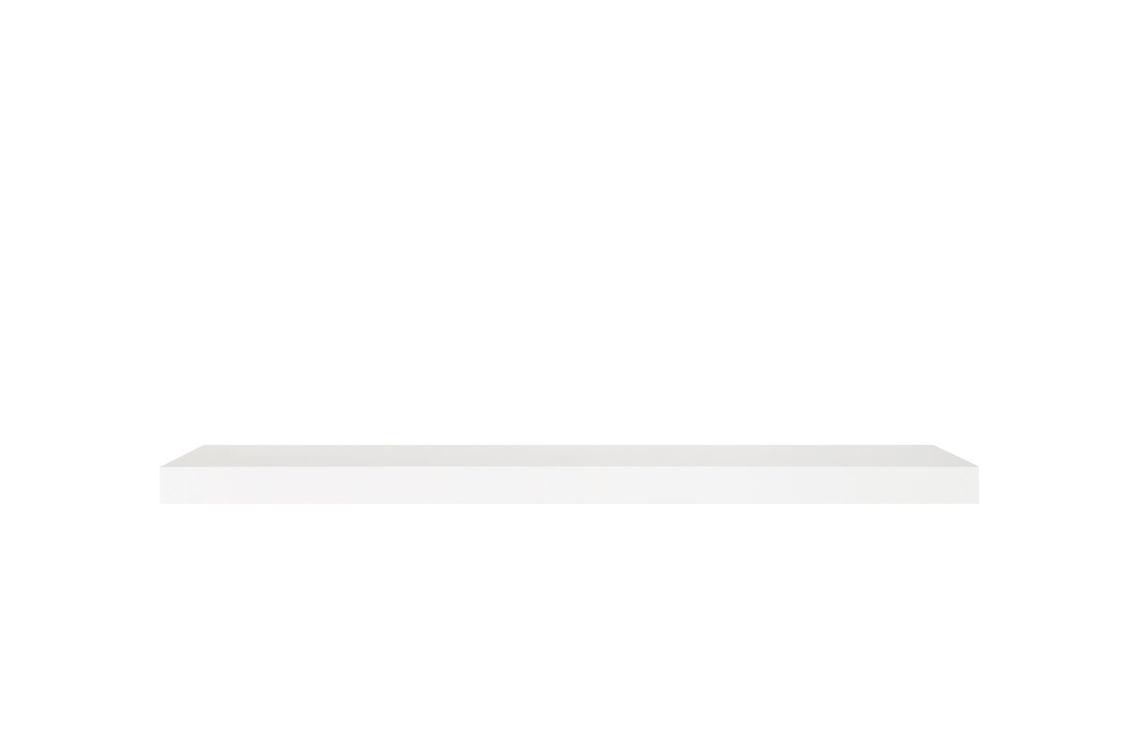 Weißes Wandboard in minimalistischer Frontansicht