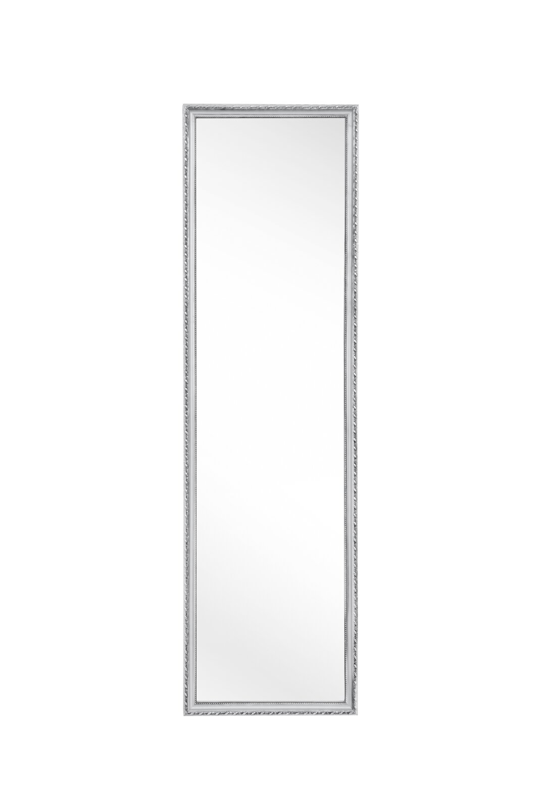Rechteckiger Spiegel mit dekorativem Rahmen, frontal abgebildet