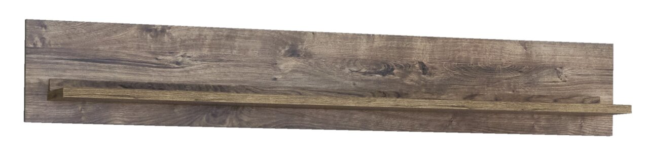 Wandboard aus Holz in Frontansicht mit natürlicher Holzmaserung