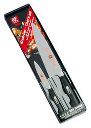 Messerset 4-Sterne 2-tlg. in Verpackung, Perspektive von oben