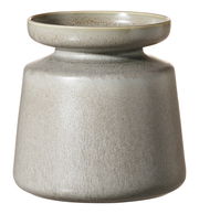 Graue Vase Imperia 18cm, seitliche Perspektive