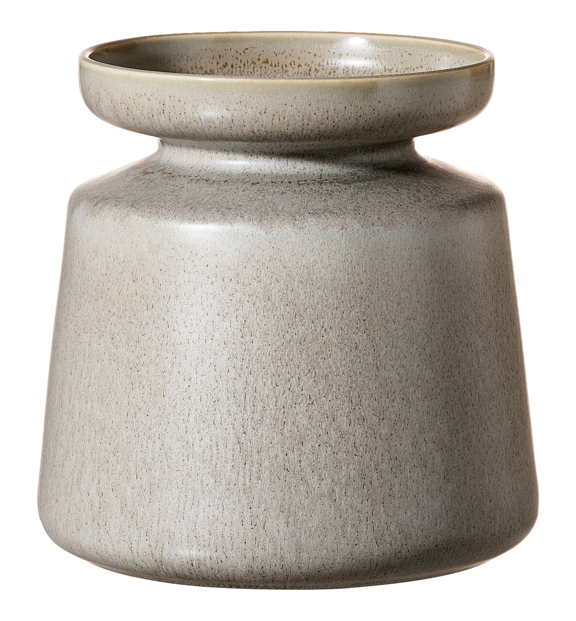 Ritzenhoff & Breker Vase 18cm IMPERIA Graue Vase Imperia 18cm, seitliche Perspektive