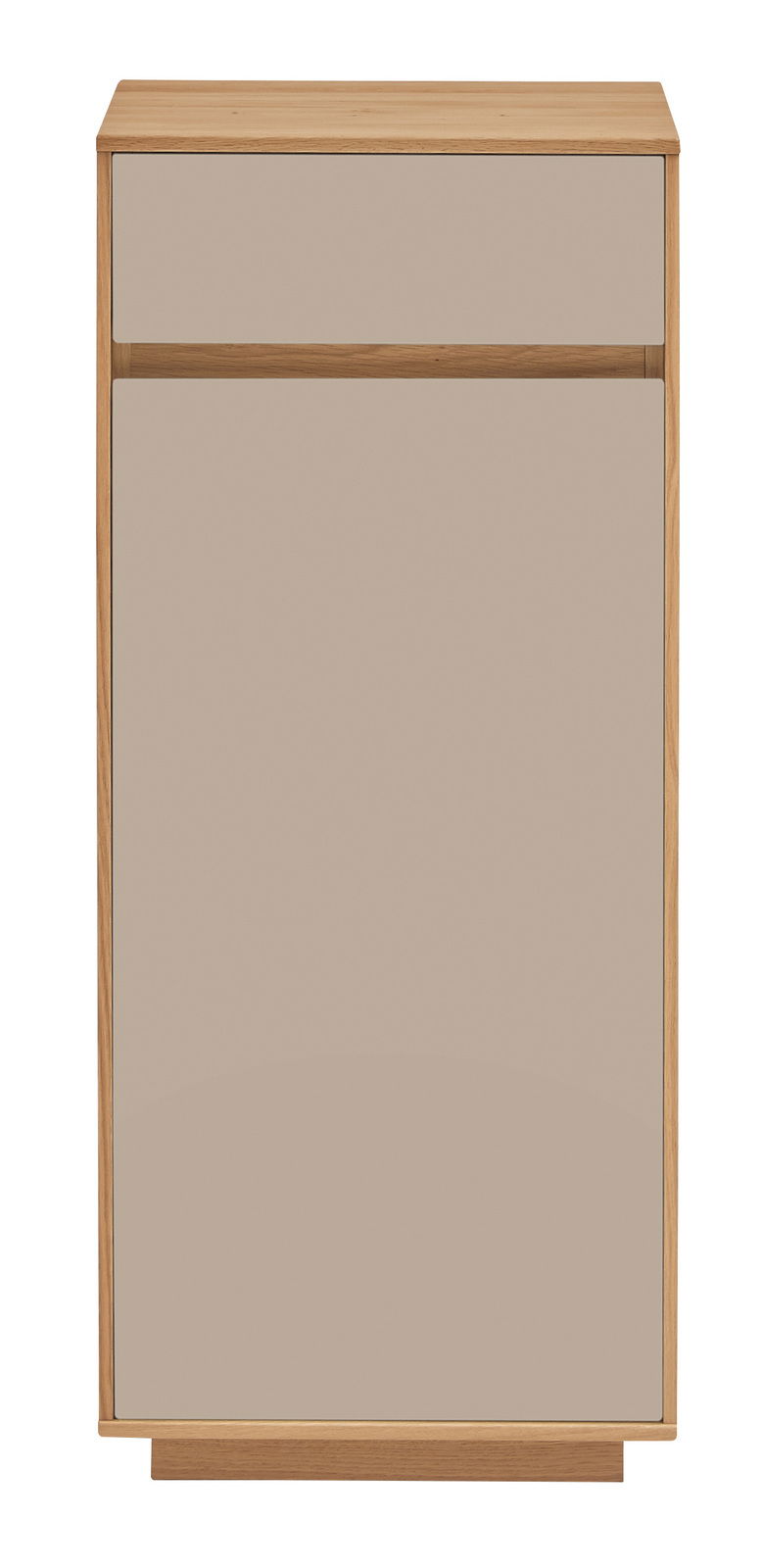 VOSS Kommode V100 Kommode aus Holz mit zwei Schubladen, frontal fotografiert