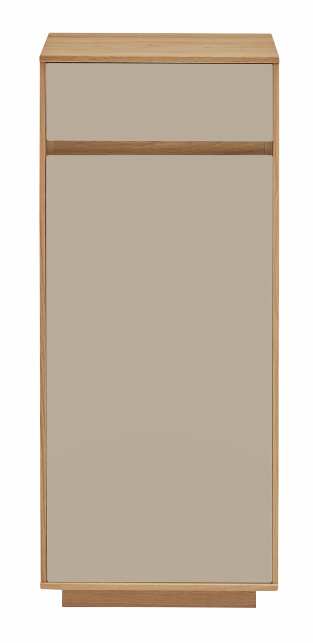 VOSS Kommode V100 Kommode aus Holz mit zwei Schubladen, frontal fotografiert