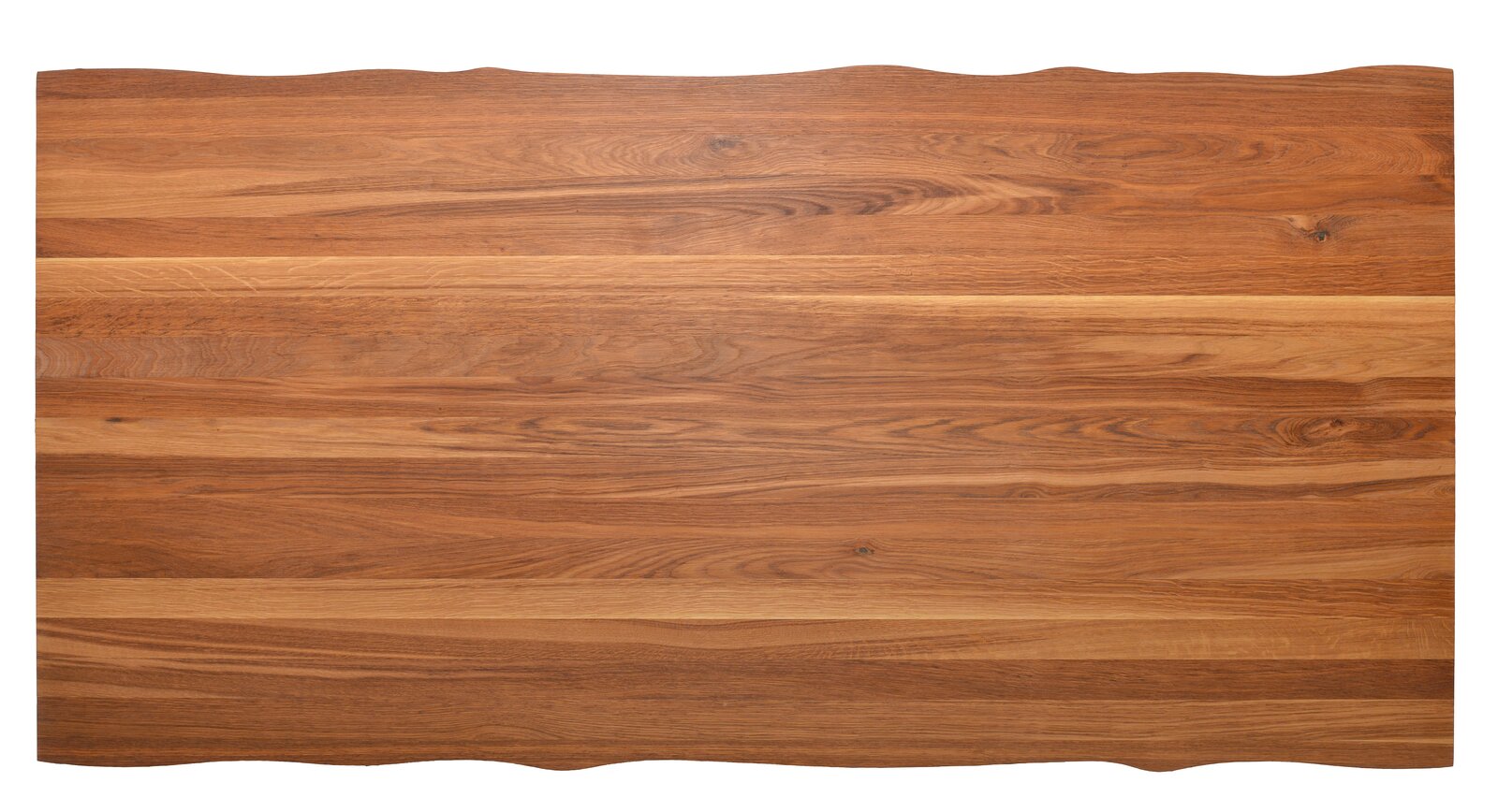 Valdera Tischplatte 160x90 MEMORY Tischplatte aus Holz mit natürlicher Maserung, Draufsicht