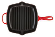 Grillpfanne 26cm Kirschrot, Draufsicht