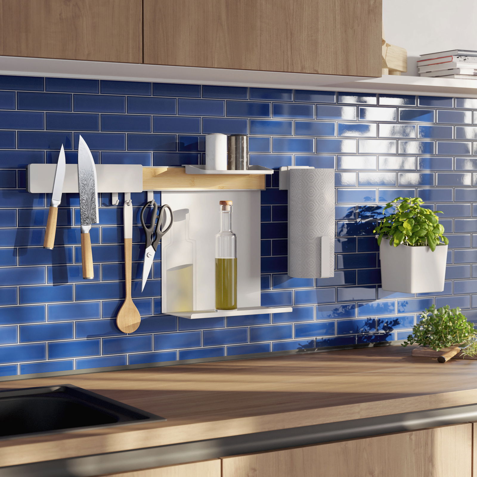 Tesa Küchenorganizer Kombi-Set L KITCHEN Tesa Küchenorganizer Kombi-Set L KITCHEN