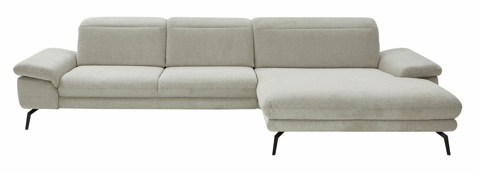 Beige Longchairkombination Beldomo Style EMILI, Vorderansicht