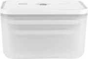 Rechteckige Kunststoffbox mit Deckel, seitliche Perspektive