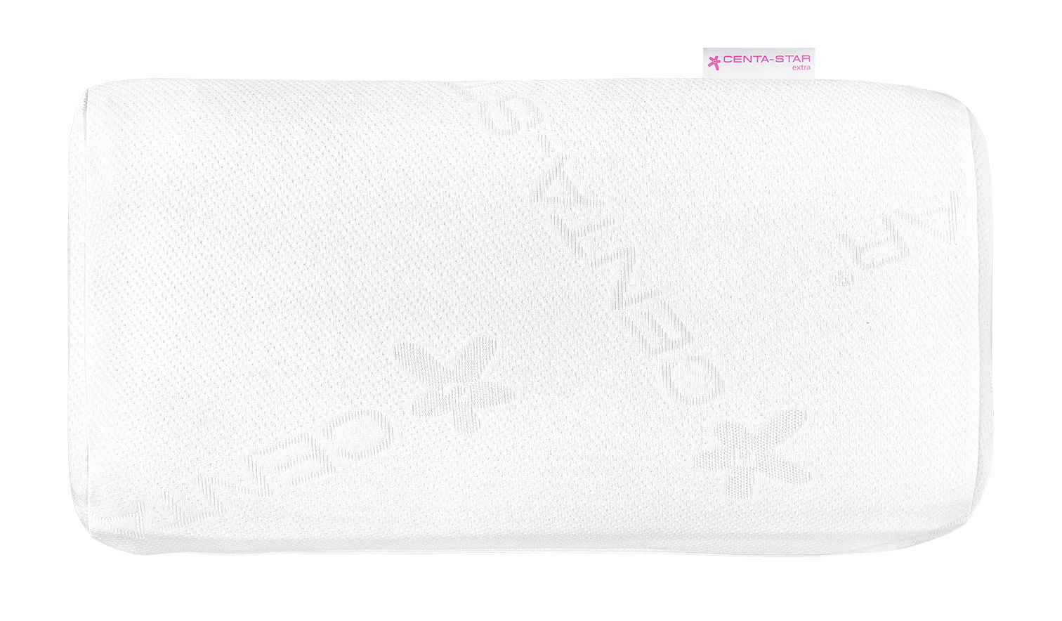 Centa Star Nackenstützkissen RESPIRE Nackenstützkissen 40 x 80 cm, weiße Farbe, Draufsicht
