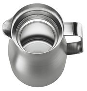 Isolierkanne Studio aus Edelstahl, Ansicht von oben