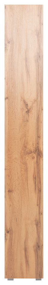 Holzplatte in Eichenoptik, frontal fotografiert, geeignet für Regale