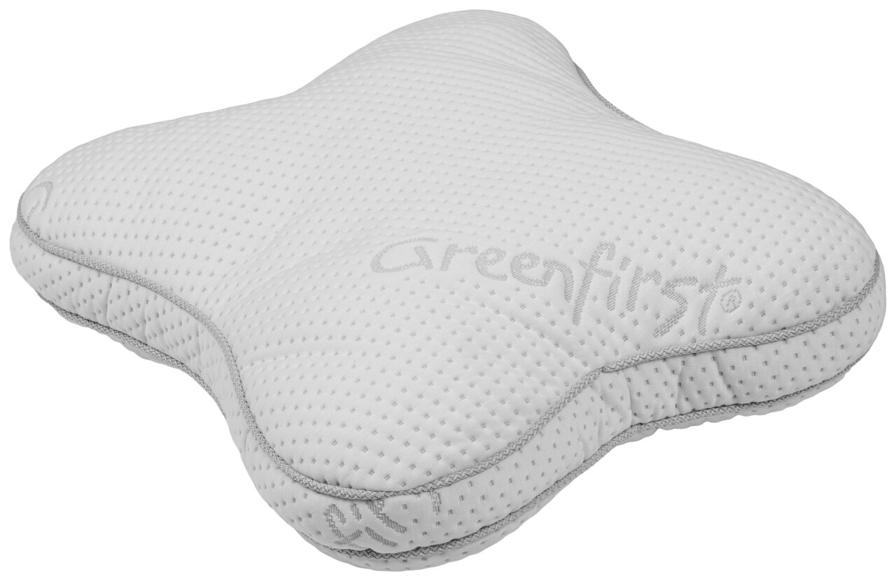 GEL-Effekt Schlafkissen in sternförmigem Design, seitliche Perspektive