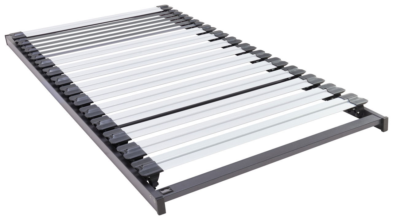 Fiberglasrahmen 90 x 200 cm in schräger Perspektive von oben