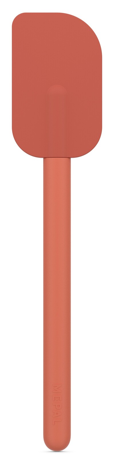 Roter Teigschaber, groß, 267 mm, aus der Vogelperspektive