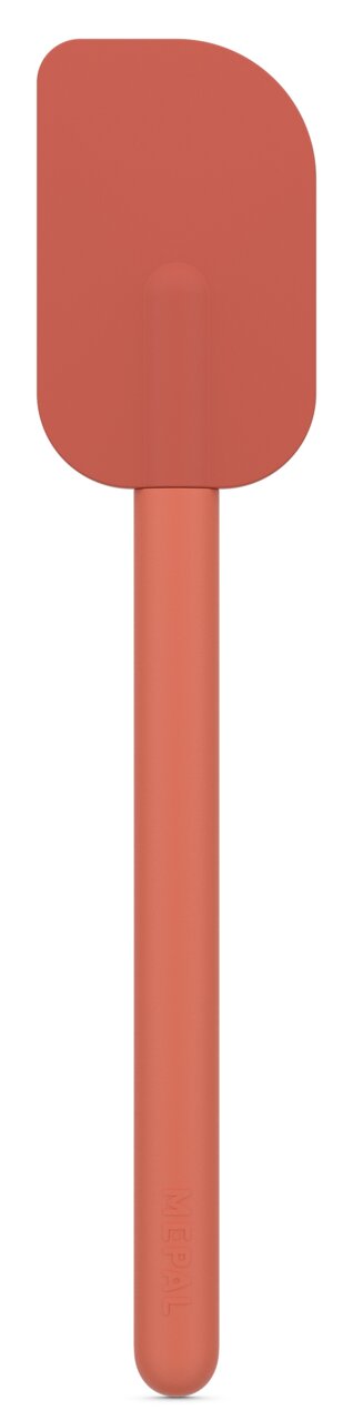 Roter Teigschaber, groß, 267 mm, aus der Vogelperspektive