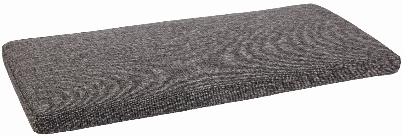 VOSS Sitzkissen SALEA Graues rechteckiges Sitzkissen in schräger Perspektive