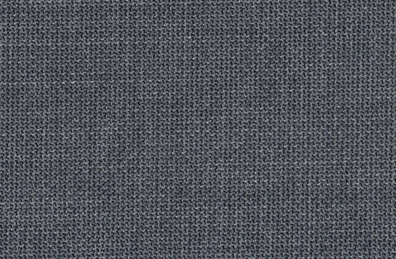 Stylife Stuhl SCOOTER Nahaufnahme eines grauen Stoffmusters mit grober Webstruktur, Draufsicht