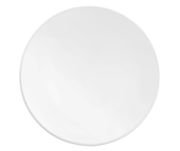 Weißer Frühstücksteller, 22,5 cm, Draufsicht