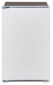 Frontansicht eines weißen Küchenschranks mit schwarzer Oberseite, Teil des Küchenblocks 260.