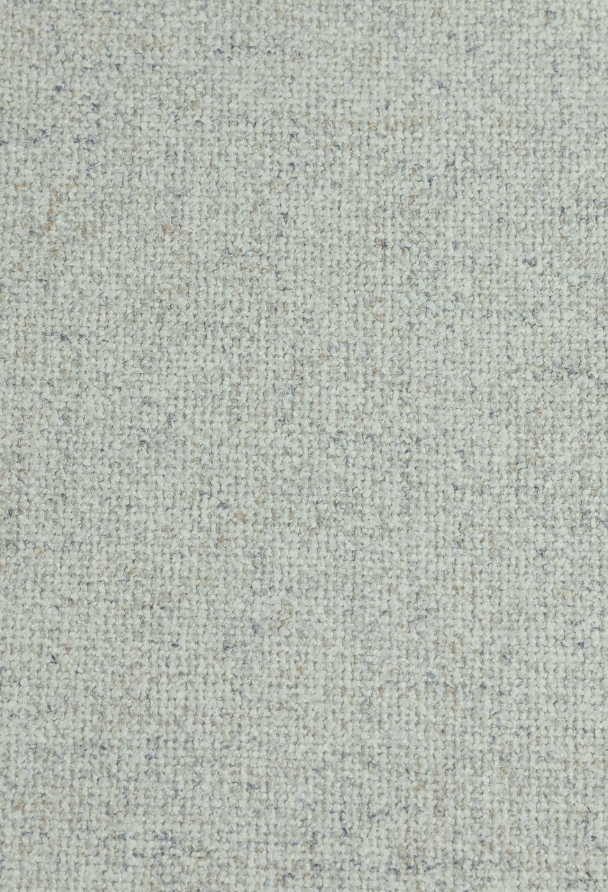 Dieter Knoll Barhocker PABLO Nahaufnahme eines hellen, strukturierten Stoffes in beige mit feiner Webstruktur, Draufsicht.