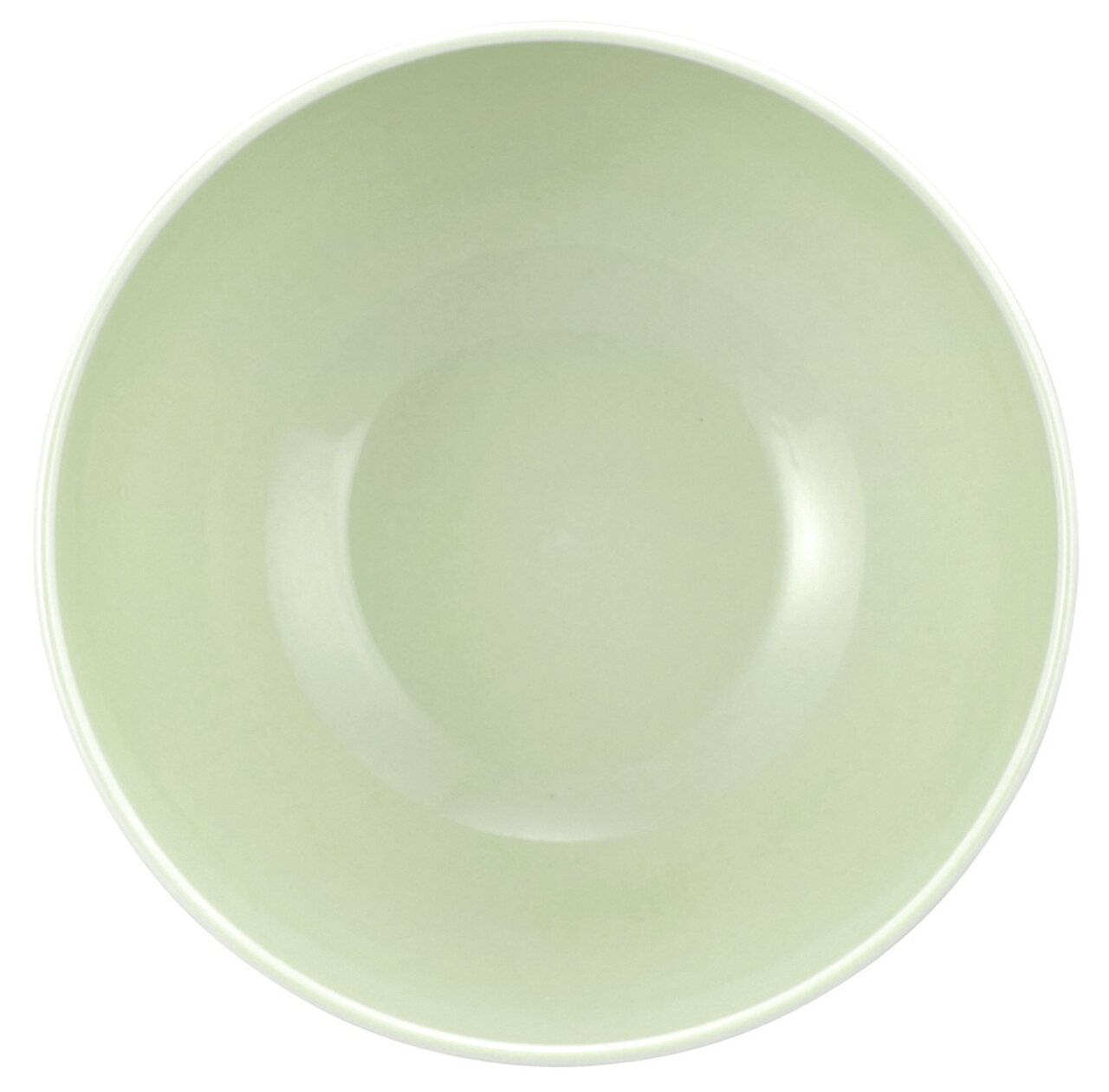 Müslischale 15 cm in Seladon-Grün, Ansicht von oben