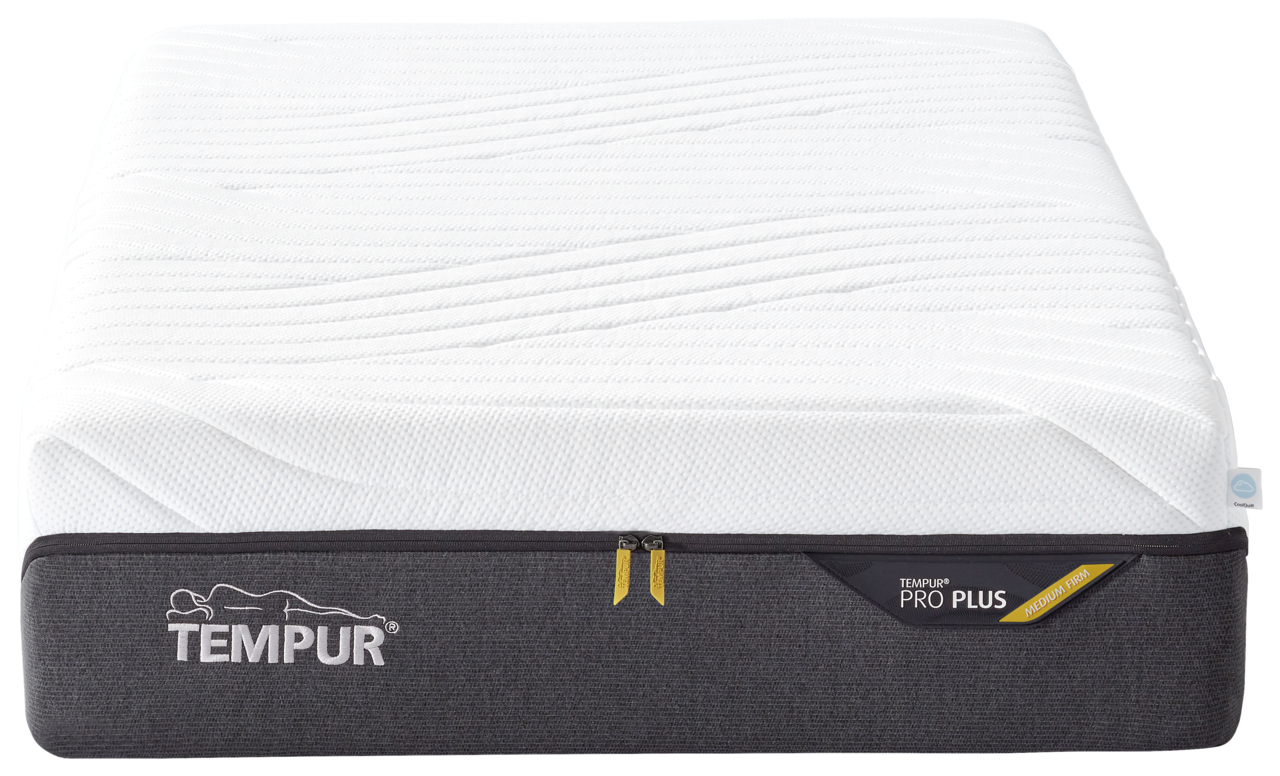 Tempur PRO Plus CoolQuilt Matratze 90x200 cm, mittelfest, Vorderansicht