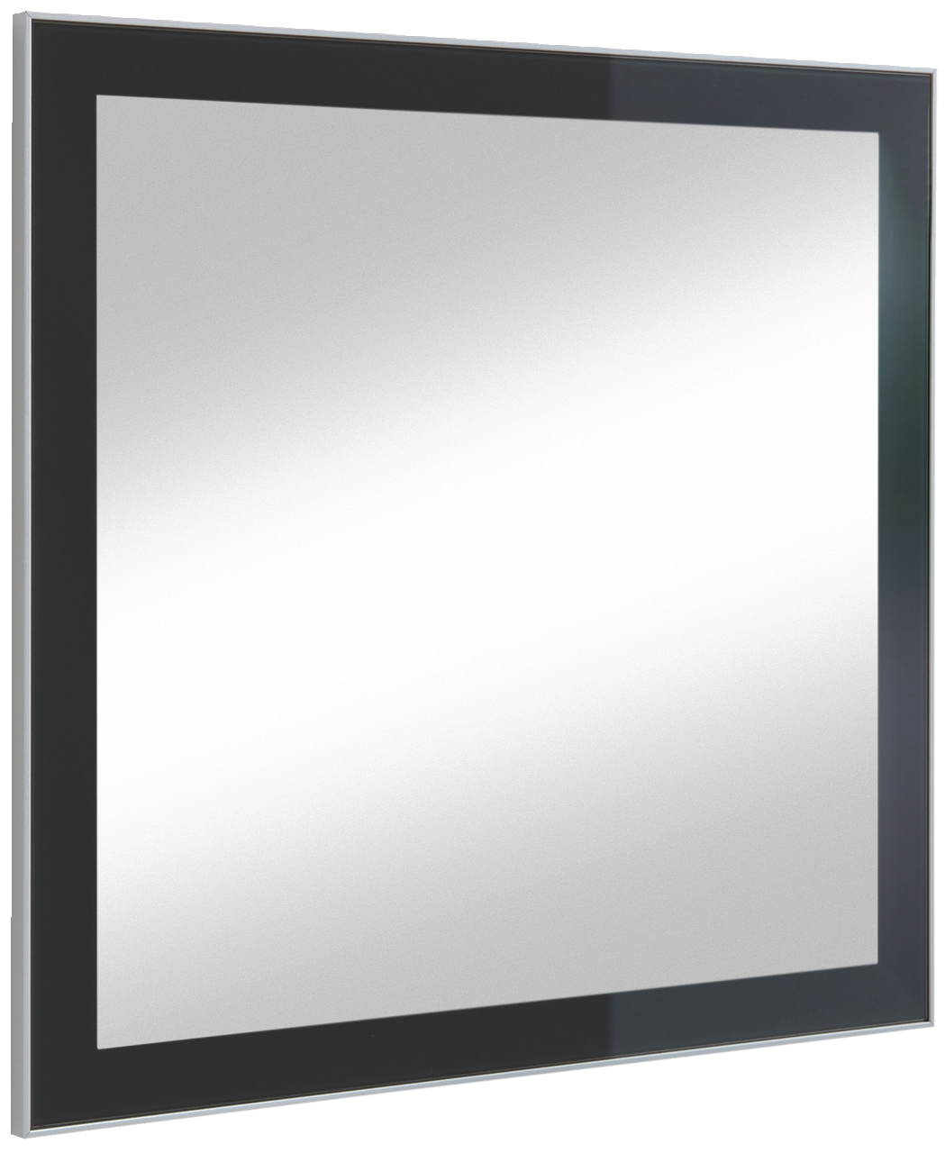 VOSS Spiegel SANTINA Moderner Spiegel mit schwarzem Rahmen, seitliche Perspektive